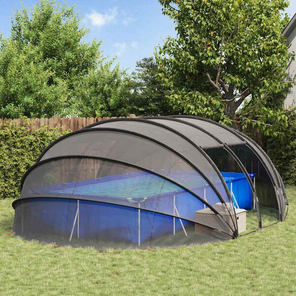 vidaXL Pool Tent Dome Transparent 640 x 432 x 205 cm
