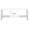 vidaXL Coffee Table High Gloss White 102x50x40 cm Engineered Wood