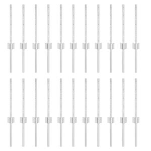 vidaXL Embedded Fence Post 22 pcs Silver 80 cm Powder-Coated Steel