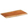 vidaXL Table Top 100x60x3.8 cm Rectangular&nbsp;Solid Wood Acacia Live Edge