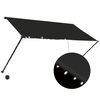 vidaXL Retractable Awning with LED 250x150 cm Anthracite
