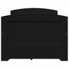 vidaXL Day Bed with 5 Drawers without Mattress IRUN Black 90x200 cm