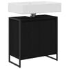 vidaXL Bathroom Cabinet Black Oak 60 x 30 x 60 cm Engineered Wood