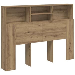 vidaXL Headboard Cabinet Artisan Oak 140x19x103,5 cm