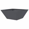 vidaXL Garden Planter Anthracite 35 x 35 x 15 cm Cold-rolled Steel