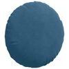 vidaXL Seat Cushions 2 pcs Blue Ø 40 x 13 cm Velvet