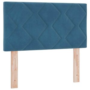 vidaXL Headboard Height Adjustable Dark blue 80 cm Velvet