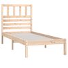 vidaXL Bed Frame without Mattress 90x190 cm Single Single Solid Wood Pine