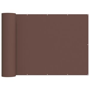 vidaXL Balcony Privacy Screen 150 x 300 cm Fabric with PU Coated Brown