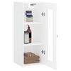 vidaXL Wall Mounted Cabinet White 34.5x34x90 cm
