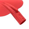 vidaXL Shovel Head 4 pcs Red 32 x 24.5 cm Powder-Coated Steel