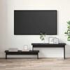 vidaXL TV Cabinet Set Black Oak 180 x 30 x 43 cm Engineered Wood