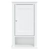 vidaXL Bathroom Wall Cabinet BERG White 40x27x71.5 cm Solid Wood Pine