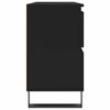 vidaXL Bathroom Cabinet Black 80x33x60 cm Engineered Wood