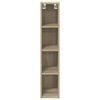 vidaXL Hanging Cabinet Sonoma Oak 20 x 29.5 x 100 cm Engineered Wood