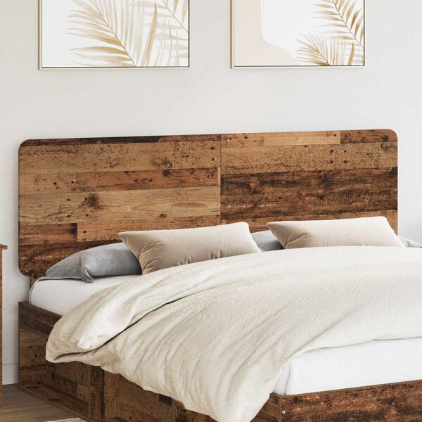 vidaXL Headboard Old Wood 200 cm Engineered wood