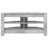 vidaXL Corner TV Cabinet Concrete Grey 102 x 40.5 x 45 cm