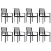 vidaXL 9 Piece Garden Dining Set