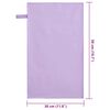 vidaXL Sports Towels 2 pcs Purple 50 x 30 cm Polyester and polyamide