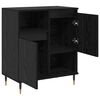 vidaXL Sideboards 2 pcs Black oak 120 x 35 x 70 cm Engineered wood