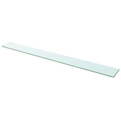 vidaXL Shelf Panel Glass Clear 110x12 cm