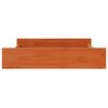 vidaXL Bed Drawers 2 pcs Wax Brown Solid Wood Pine
