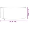vidaXL Garden Furniture Covers 2 pcs &Oslash; 182x71 cm 420D Oxford Fabric