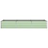 vidaXL Planter Pastel Green 290 x 100 x 45 cm Galvanised Steel