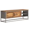 vidaXL TV Cabinet Recycled Teak and Steel 120x30x40 cm