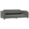 vidaXL Daybed with Trundle&Drawers without Mattress Dark Grey 90x190 cm Single