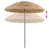 vidaXL Garden Parasol Natural 160 x 160 x 196 cm