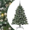 vidaXL Artificial Christmas Tree with 150 LEDs with Stand Green 150 cm