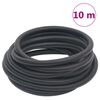 vidaXL Hybrid Air Hose Black 0.6" 10 m Rubber and PVC