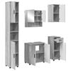 vidaXL Bathroom Furniture Set 5 pcs Grey Sonoma 61 x 35 x 64 cm