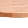 vidaXL Table Top Ø40x1.5 cm Round Solid Wood Beech