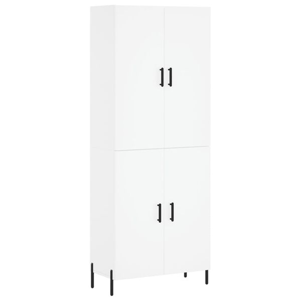 vidaXL Highboard White 69.5x34x180 cm Engineered Wood