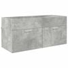 vidaXL Sink cabinet Concrete Grey Engineered Wood