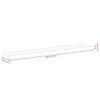 vidaXL Picture Frame Ledge Shelves 2 pcs White 80x9x3 cm MDF