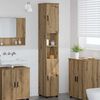 vidaXL Bathroom Cabinet with Storage Artisan Oak 30 x 35 x 192 cm