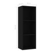 vidaXL Freestanding Bookshelf Black 30 x 40 x 114 cm Engineered Wood