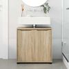 vidaXL Bathroom Basin Cabinet with Shelf Sonoma Oak 60 x 30 x 60 cm