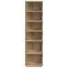 vidaXL Shoe Cabinets 2 pcs Artisan Oak 28x27x102 cm Engineered Wood