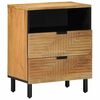 vidaXL Bedside Cabinet Brown 50x33x62 cm Solid Wood Mango