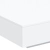 vidaXL Coffee Table with LED Lights White 100x100x31 cm