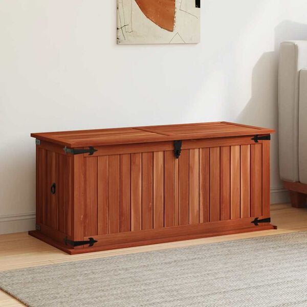 vidaXL Storage Chest 90x45x40 cm Solid Acacia Wood