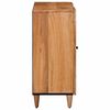 vidaXL Sideboard with Shelf Natural 90 x 33.5 x 75 cm Solid Mango Wood