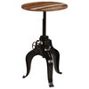 vidaXL Bar Table Solid Reclaimed Wood 60x(76-110) cm