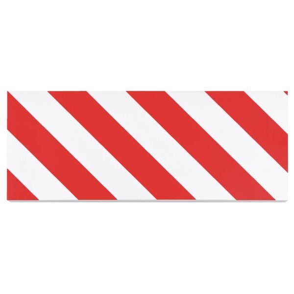 vidaXL Wall Protectors 6 pcs Red&White 50x20x2 cm EVA Foam