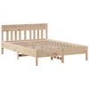 vidaXL Bed Frame without Mattress 140x200 cm Solid Wood Pine