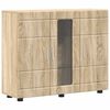 vidaXL Wooden Cabinet Sonoma Oak Engineered Wood
